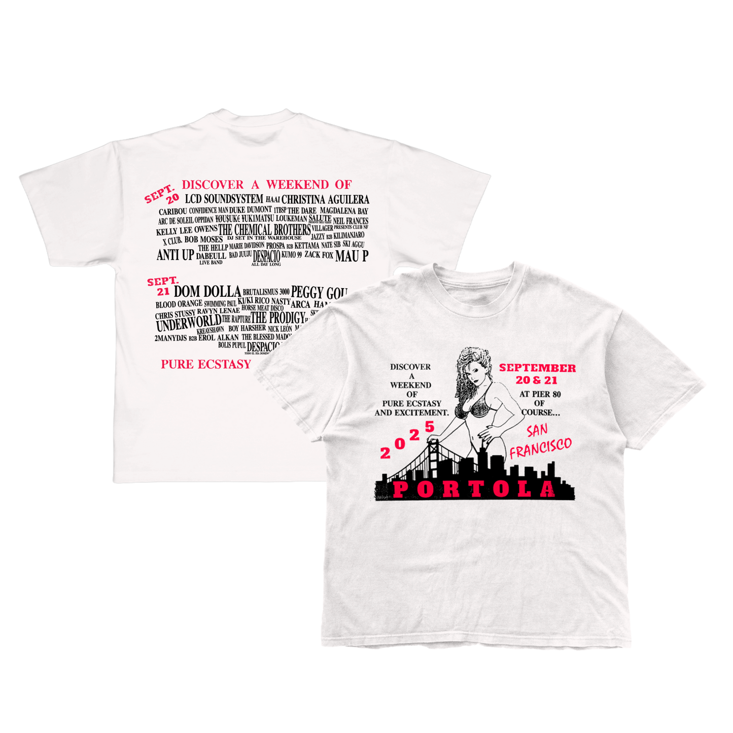 Pure Ecstasy Lineup Tee
