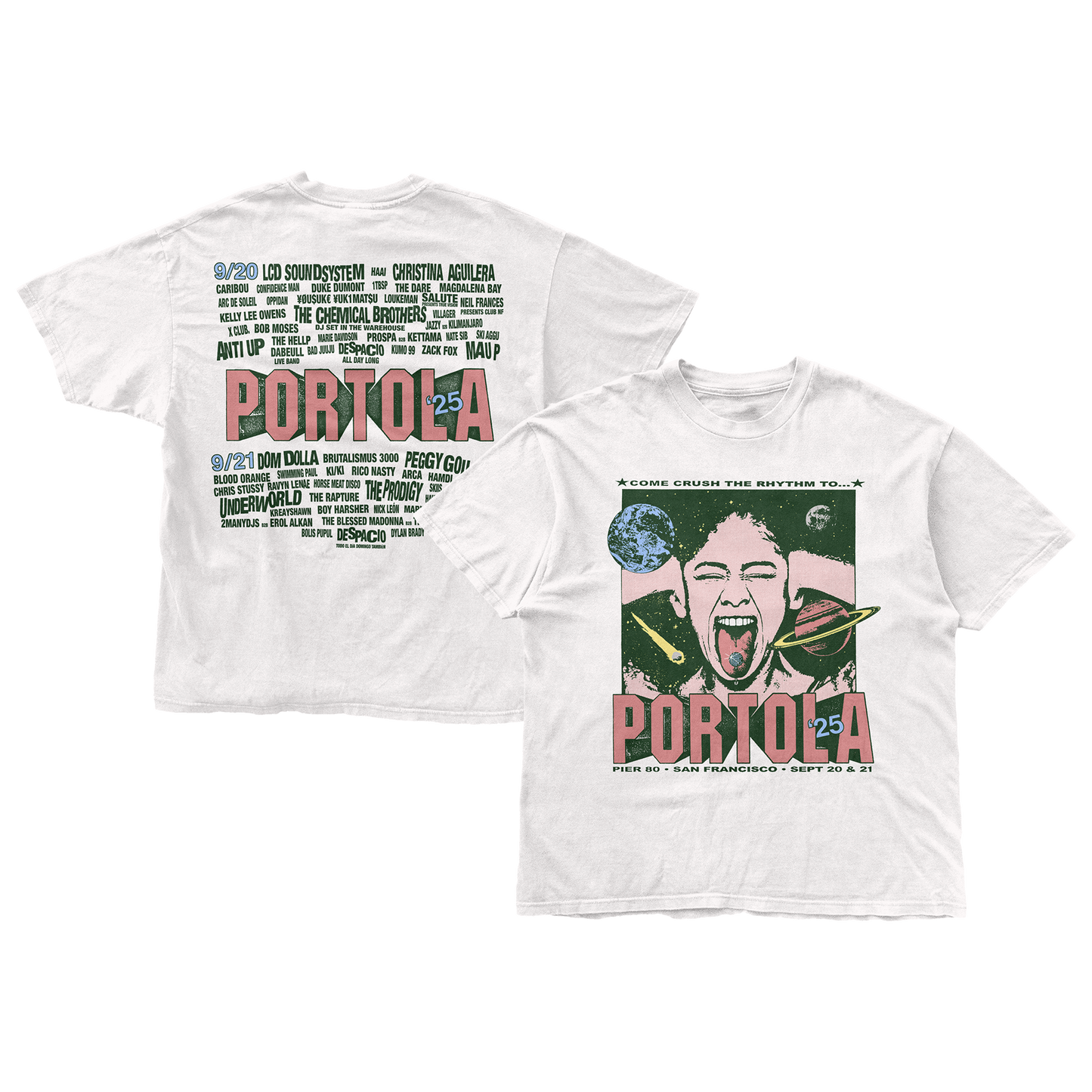 Crush The Rhythm Lineup Tee