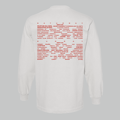 Portola Cross Logo Lineup Longsleeve - Back