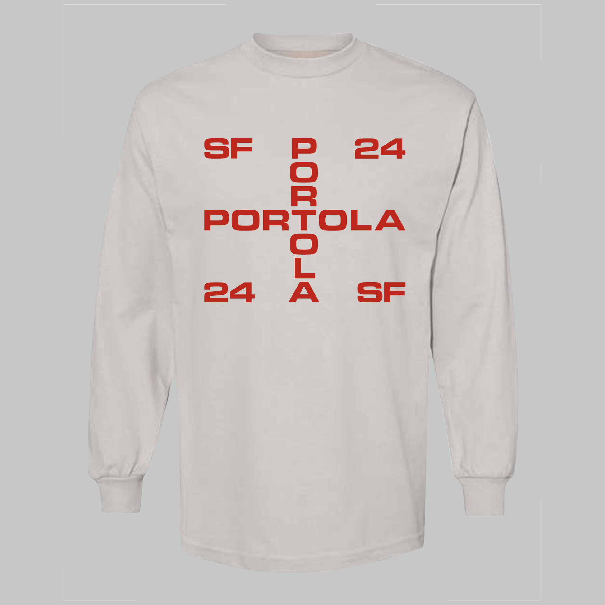 Portola Cross Logo Lineup Longsleeve