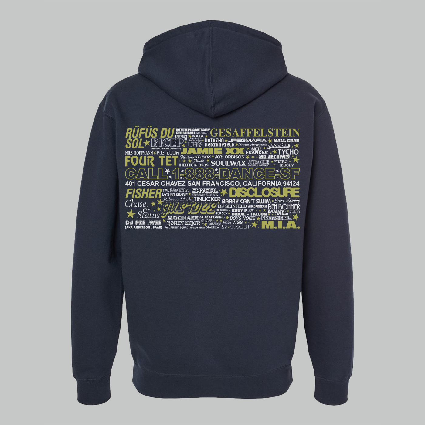 Portola Lineup Zip Hoodie - Back