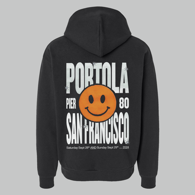 B – Portola Puff Smiley Hoodie