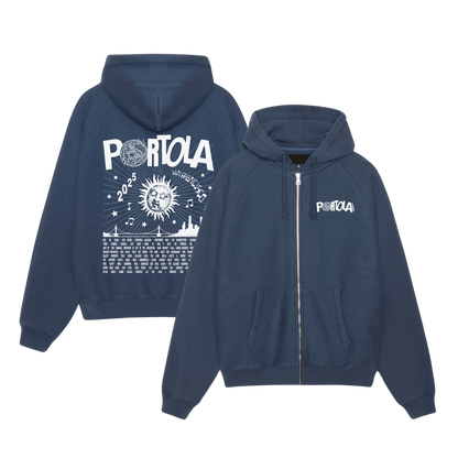 Portola Sun Lineup Zip Hoodie