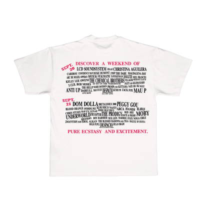 Pure Ecstasy Lineup Tee