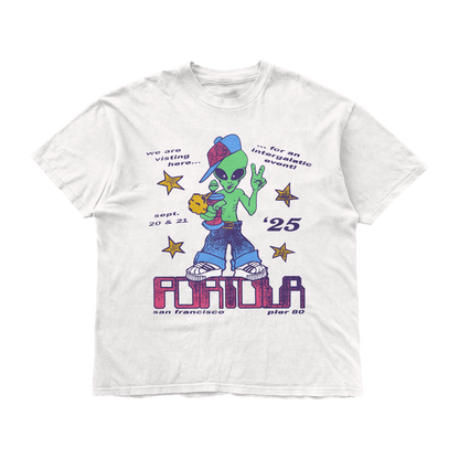 Intergalactic Visitor Lineup Tee