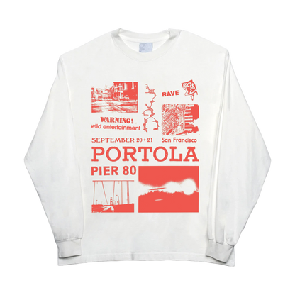 Warning! Longsleeve Lineup Tee