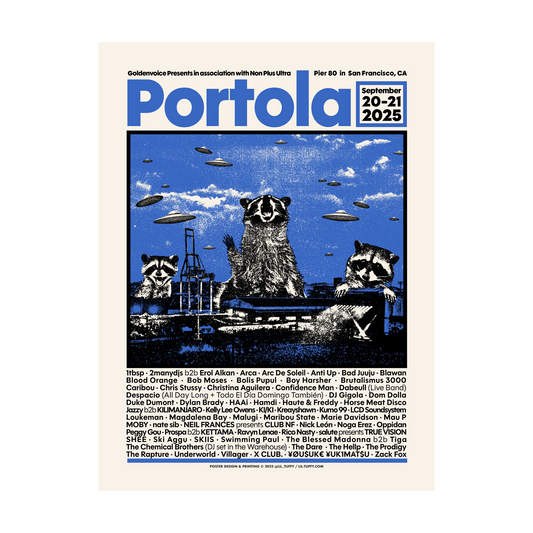 Portola 2025 Lineup Poster